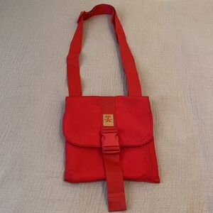 CRUMPLER Red Crossbody Buckle Shoulder Bag